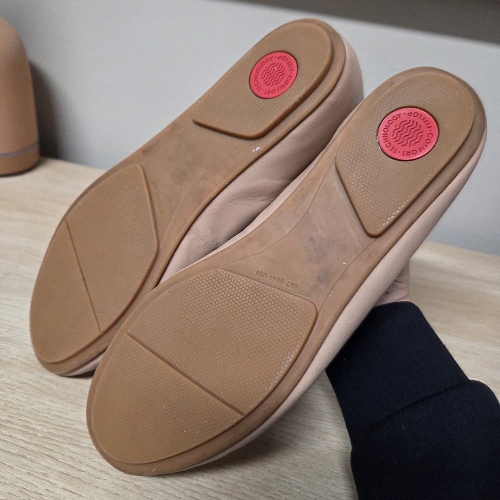 Fitflop Leather Flats Size 9 - Picture 5 of 6